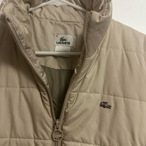 Lacoste Light Tan Quilted Jacket